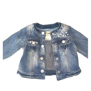 Baby girl jean jacket 6-9 months NEXT blue stylish